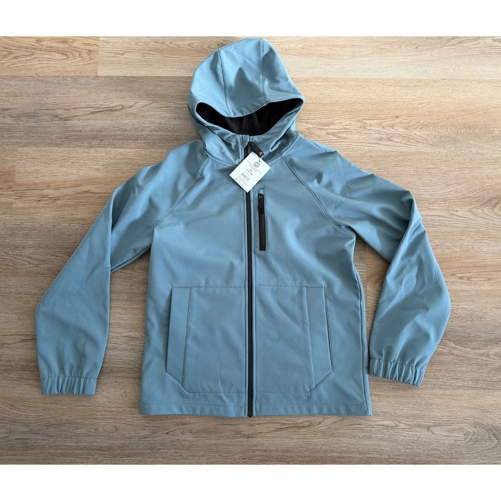 Boys hooded soft shell jacket XL